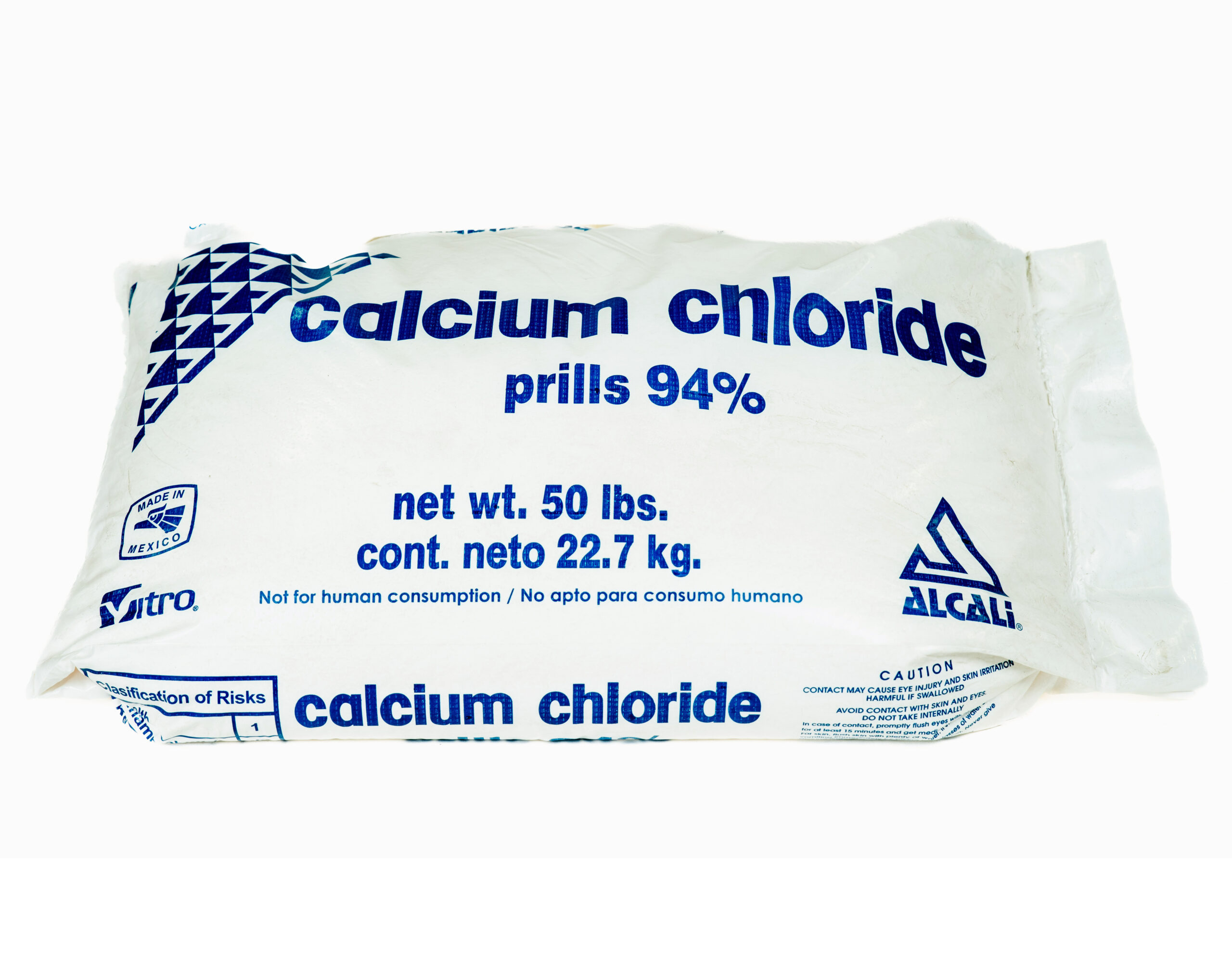 sack of calcium chloride