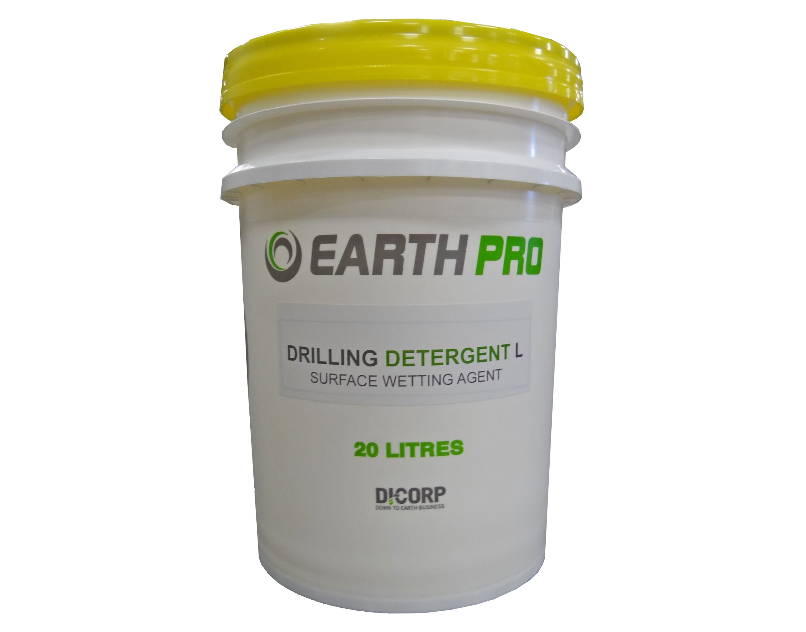 a pail of drilling detergent