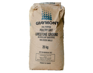 bag of graymont poultry grit