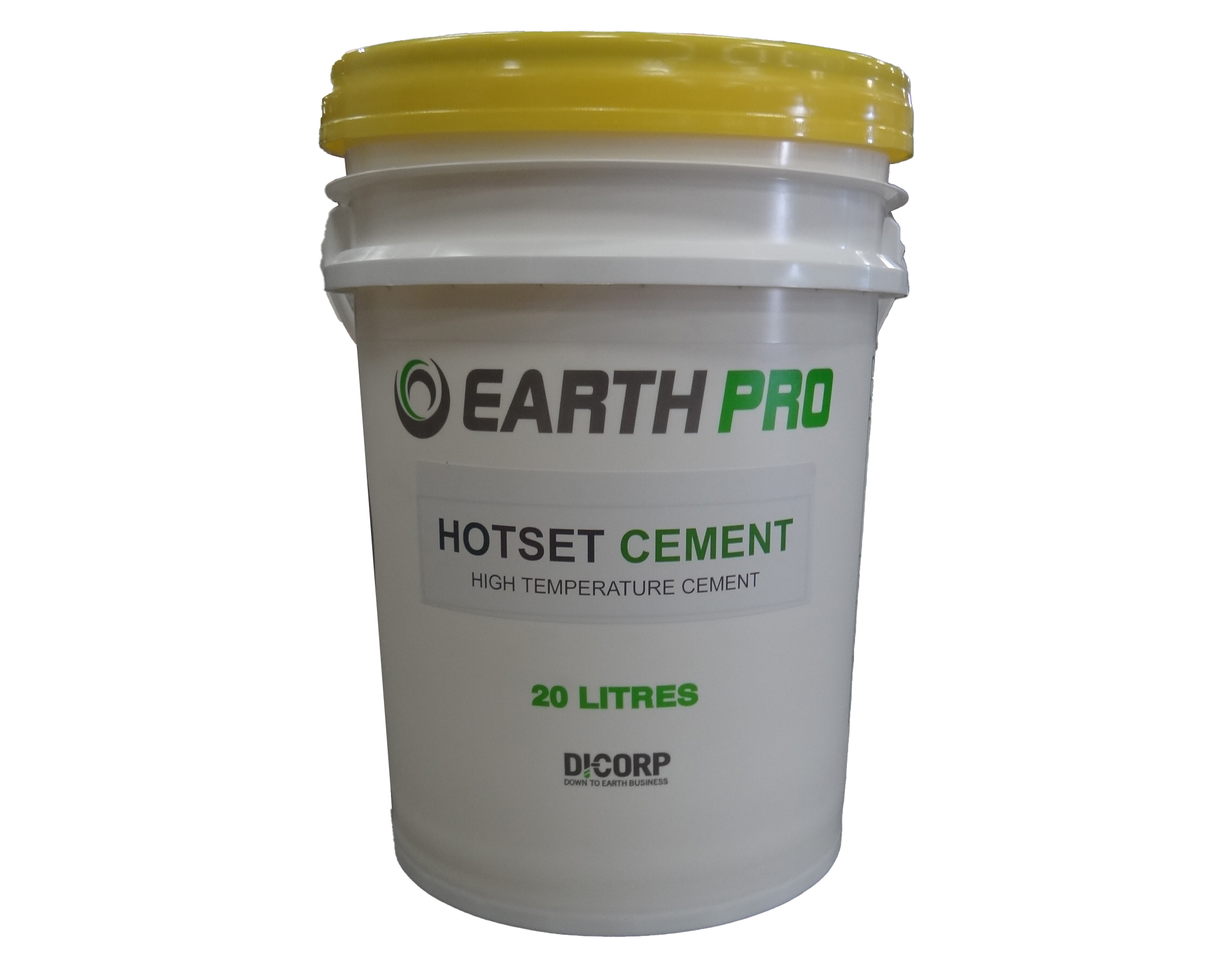 pail of hotset cement