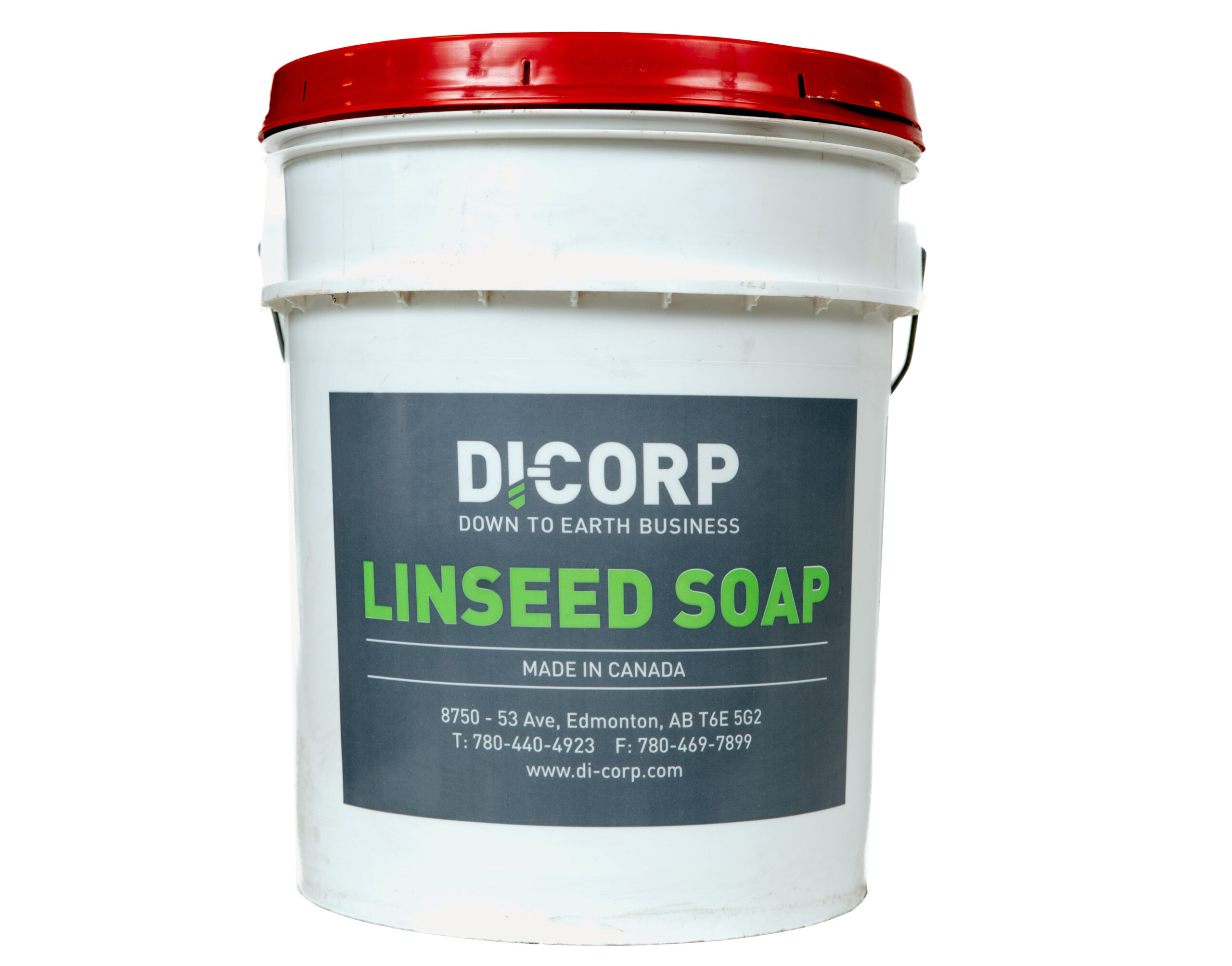 pail of linseed soap