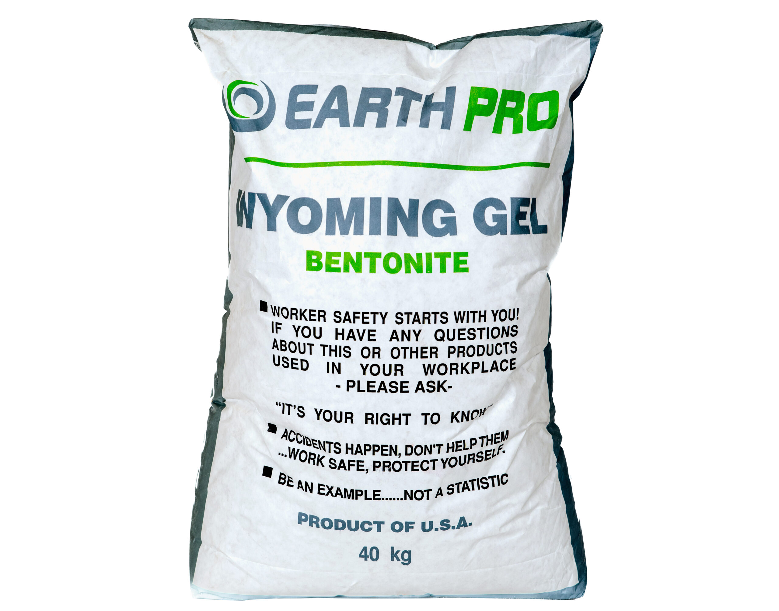 sack of bentonite