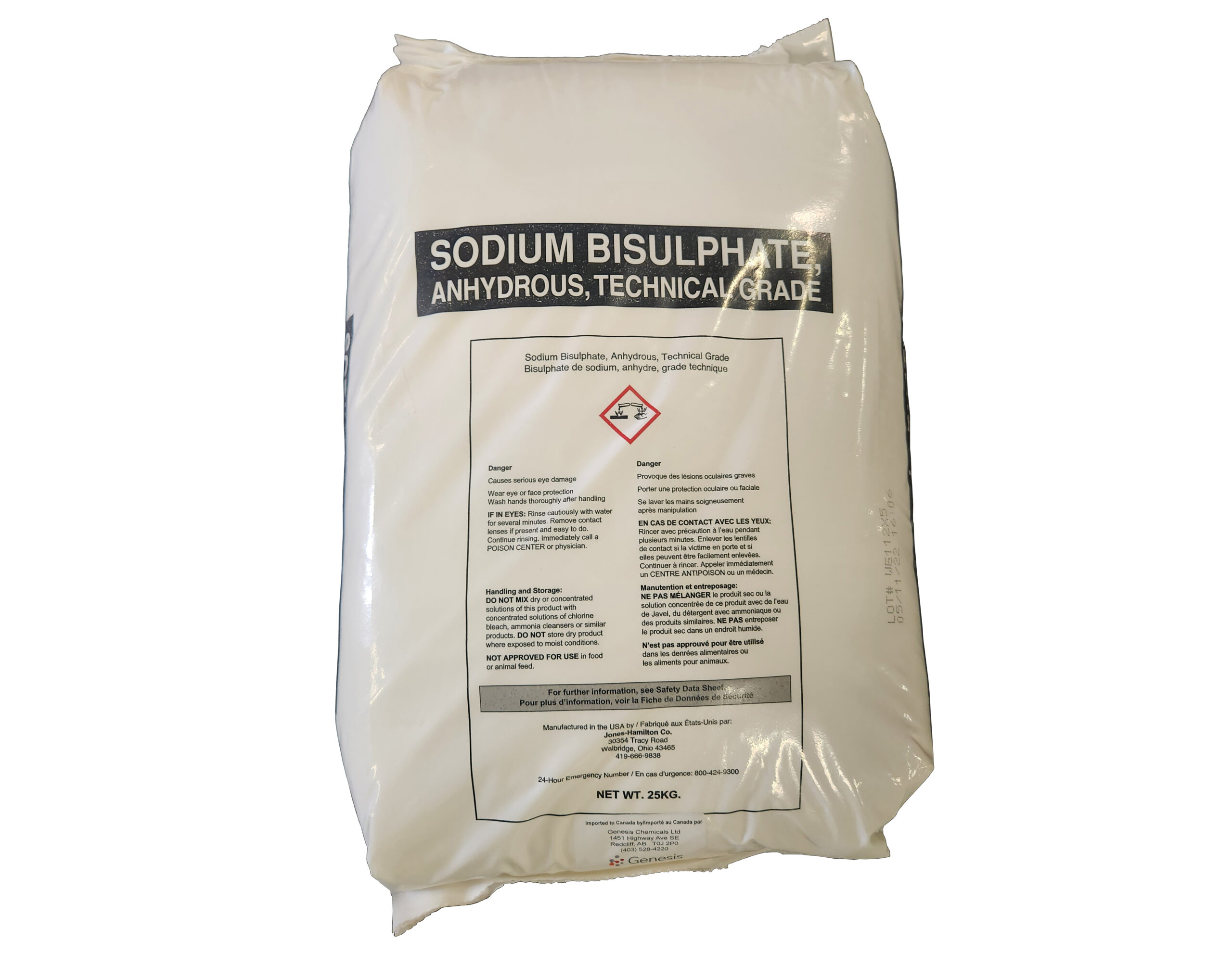 sack of sodium bisulfate