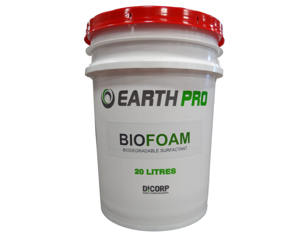 A 20L pail of Earth Pro BioFoam.