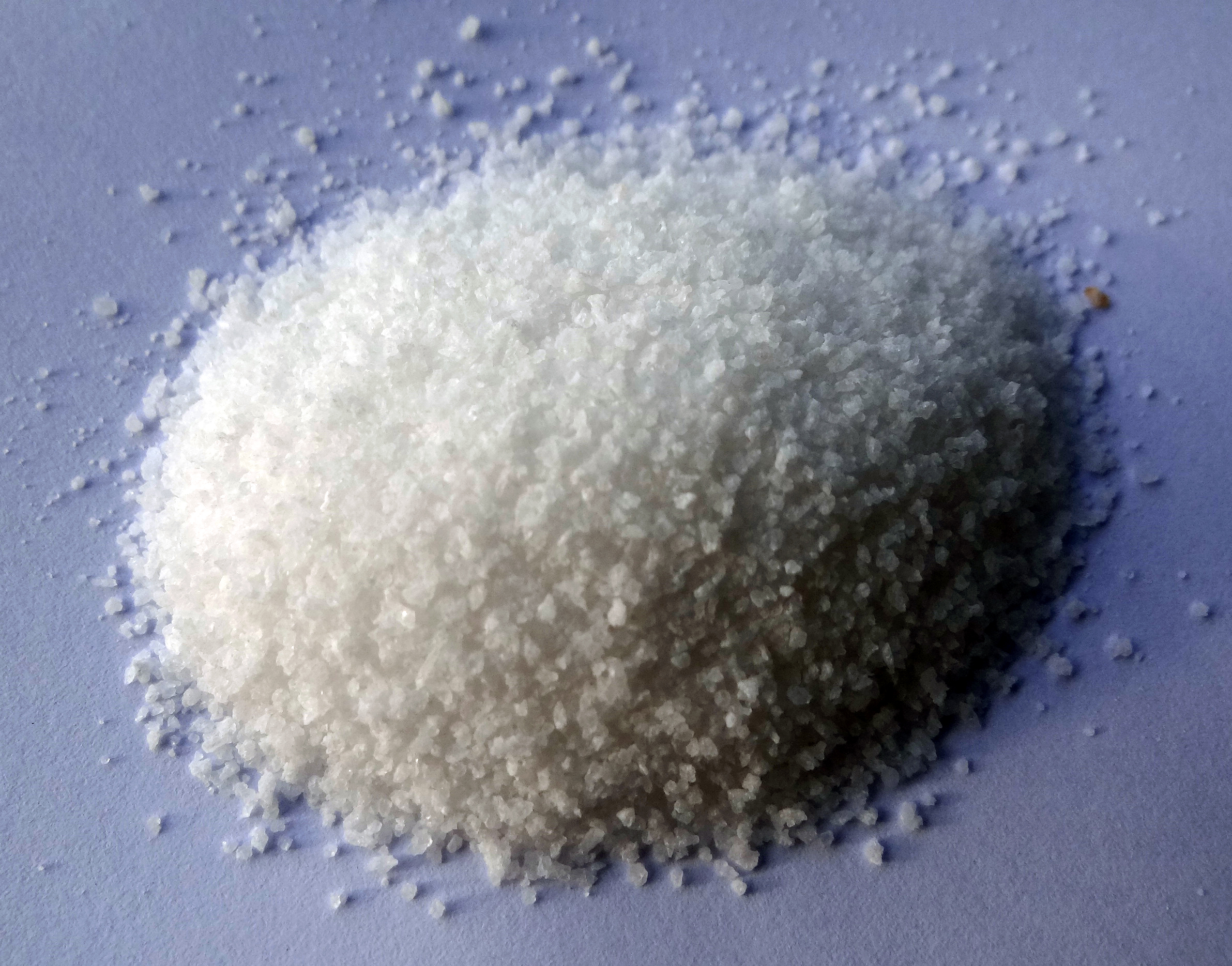 a pile of white powder