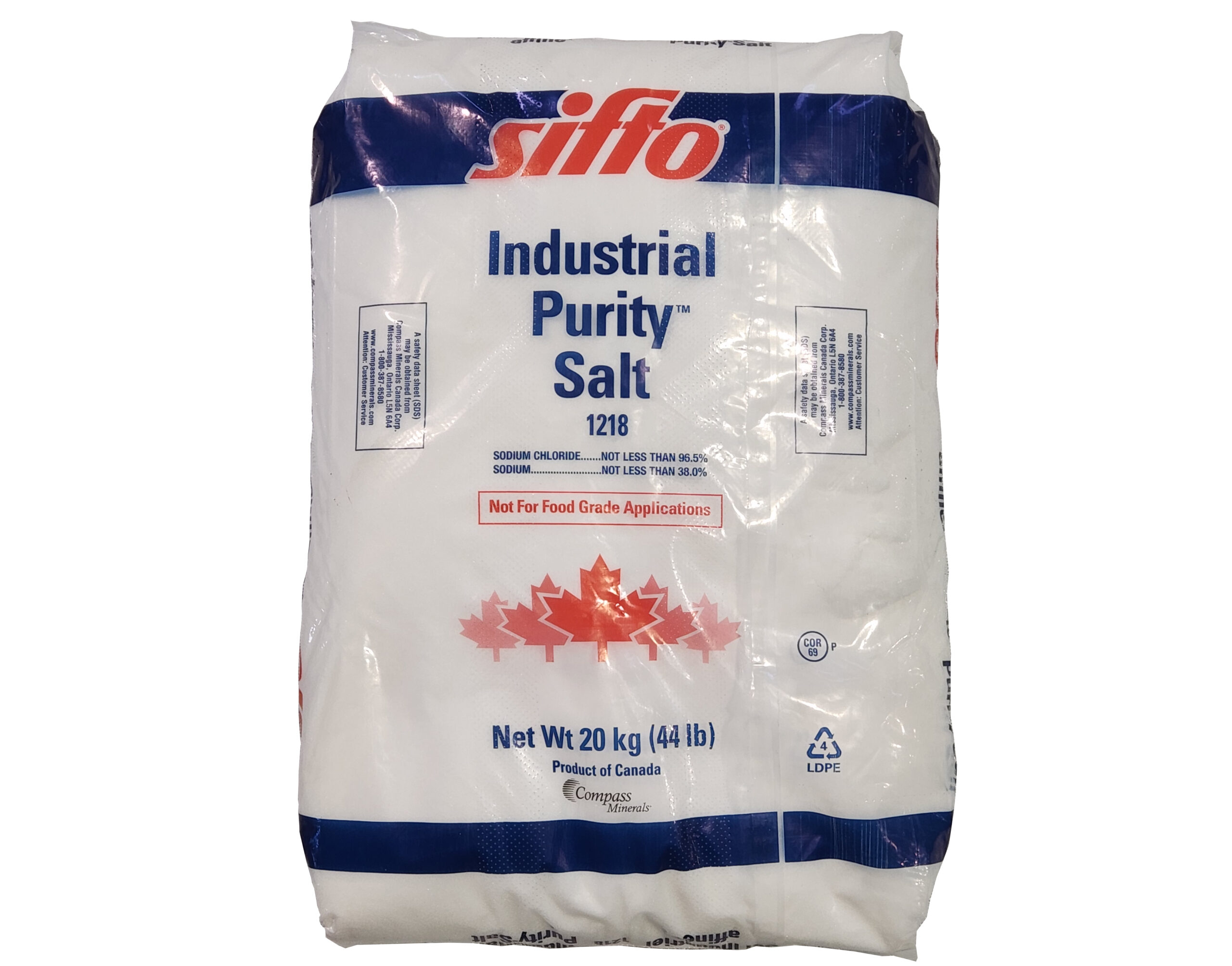 bag of industrial purity salt