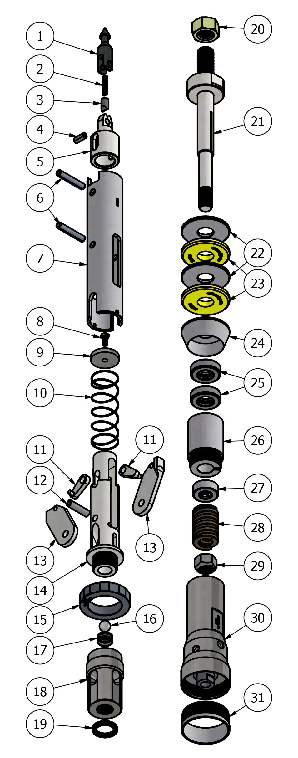 retrolatch core barrel assembly p